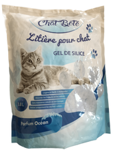Litière Gel de Silice Parfum Océan 3,8 L